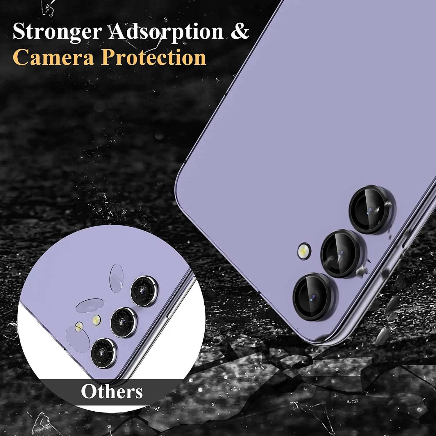 محافظ لنز دوربین Samsung Galaxy A35 مدل رینگی