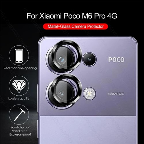 محافظ لنز دوربین Xiaomi Poco M6 Pro 4G مدل رینگی