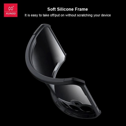 کریستال شیلد شفاف سامسونگ Galaxy A55 برند XUNDD سری Beetle