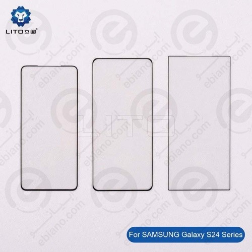 گلس شفاف LITO مدل 3D Full Cover گوشی Samsung Galaxy S24 Ultra