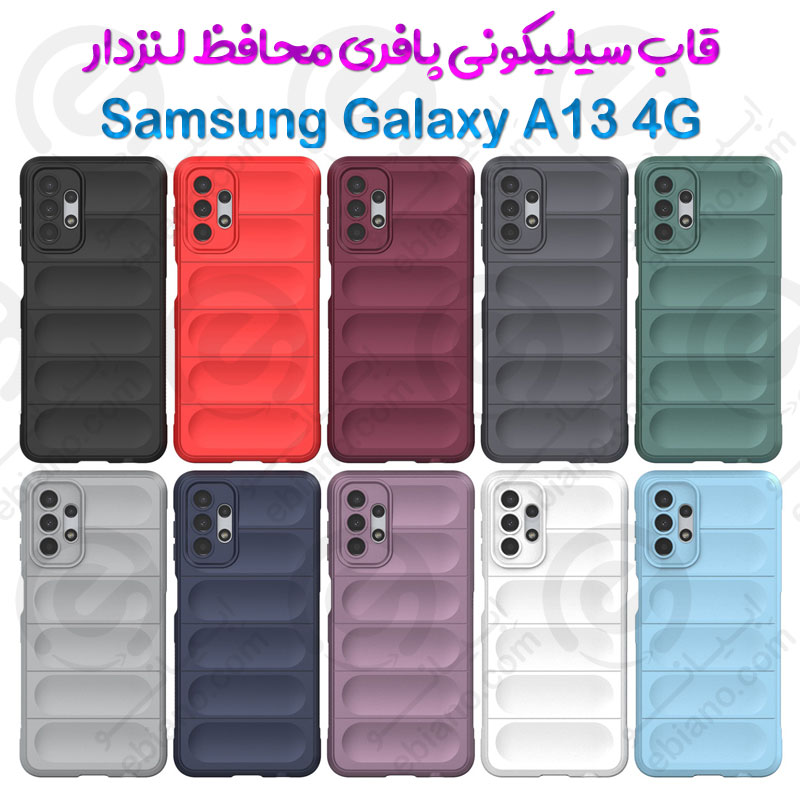 قاب سیلیکونی پافری محافظ لنزدار  Samsung Galaxy A13 4G
