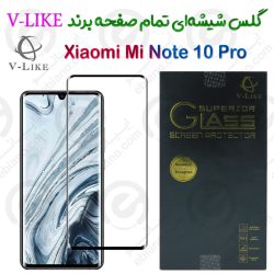 گلس شیشه‌ای تمام صفحه شیائومی می نوت 10 پرو برند V-Like
