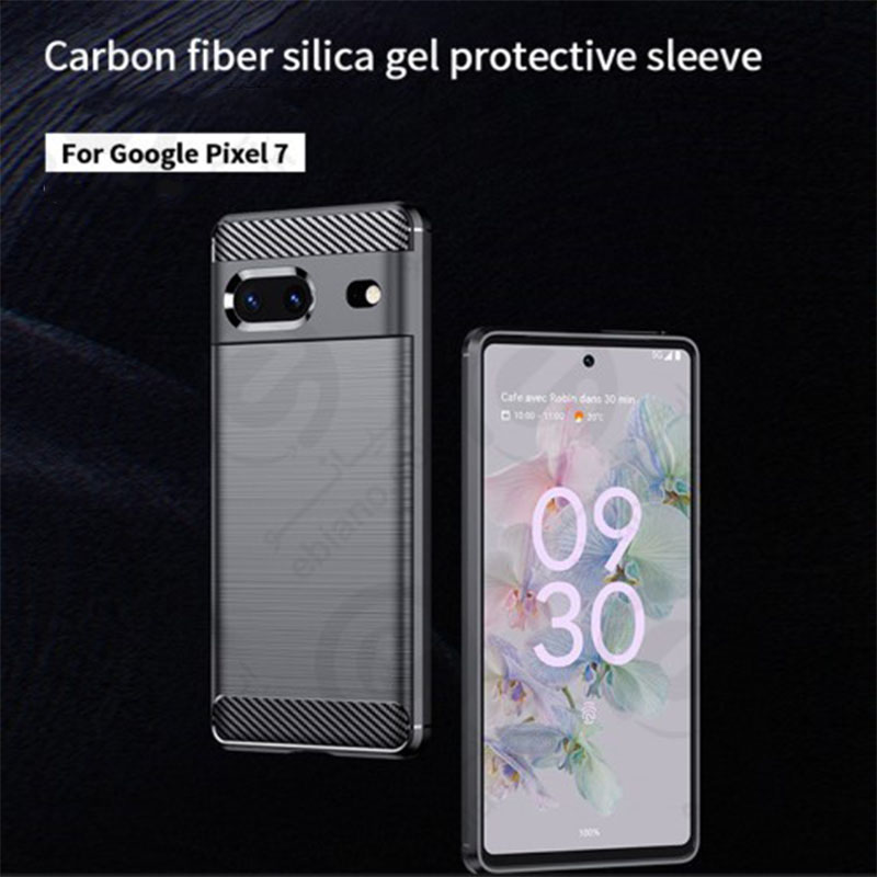 قاب کربنی Google Pixel 7 مدل Brushed Carbon Fiber