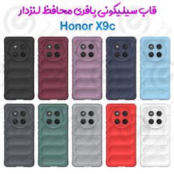 قاب سیلیکونی پافری محافظ لنزدار Honor X9c