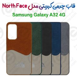قاب چرمی کبریتی Samsung Galaxy A32 4G مدل North Face