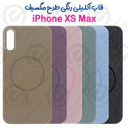 قاب اکلیلی رنگی طرح مگسیف iPhone XS Max